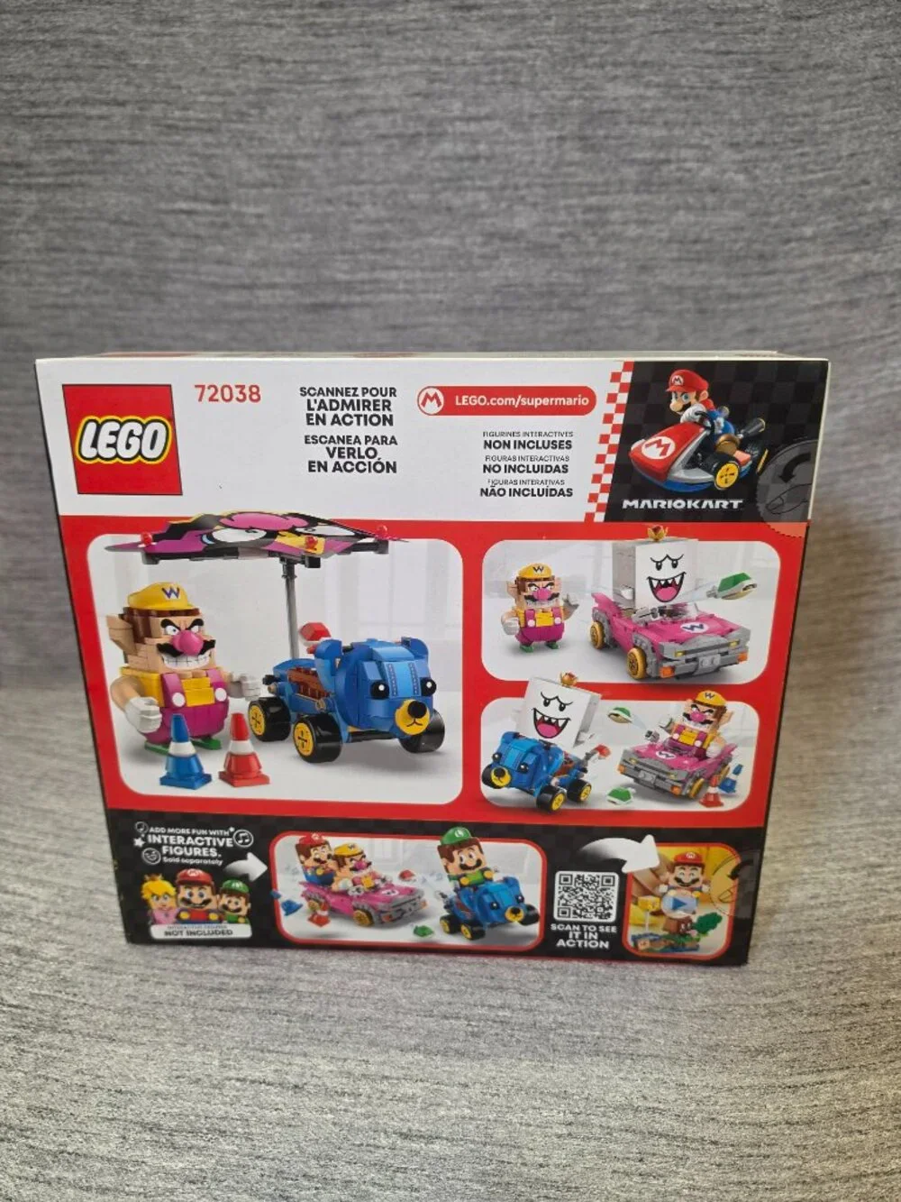 Lego Super Mario Mario Kart– Wario & King Boo 72038